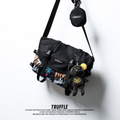 Graffiti Large Capacity Crossbody Bag, Trendy Unisex Shoulder Sling Bag for Daily Use